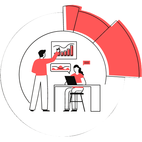 Marketing Vector 2 Digital Marketing Vector of charts and graphs